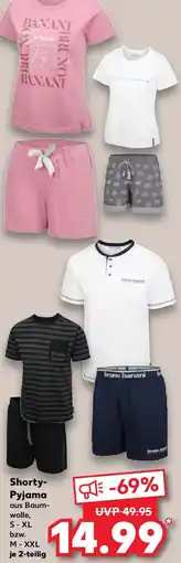 Kaufland bruno banani Shorty Pyjama Angebot