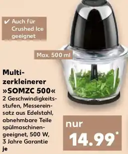 Kaufland switch on Multizerkleinerer SOMZC 500 Angebot
