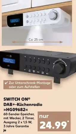Kaufland SWITCH ON DAB+-Küchenradio HG09682 Angebot