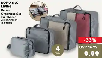 Kaufland DOMO PAK LIVING Reise Organizer-Set Angebot