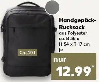 Kaufland passenger Handgepäck Rucksack Angebot