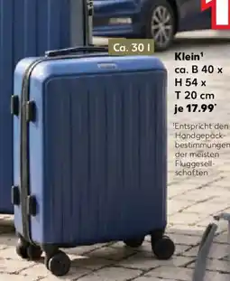 Kaufland passenger Trolley Reisekoffer Klein Angebot