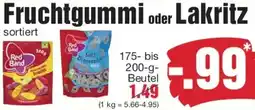 Edeka Fruchtgummi oder Lakritz Angebot