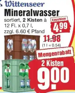 Edeka Wittenseer Mineralwasser Angebot