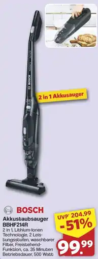 Famila Nord West BOSCH Akkustaubsauger BBHF214R Angebot