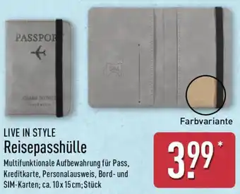 LIVE IN STYLE Reisepasshülle