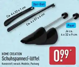 Aldi Nord HOME CREATION Schuhspanner/-löffel Angebot