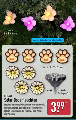 Aldi Nord BELAVI Solar-Bodenleuchten Angebot