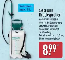 Aldi Nord GARDENLINE Drucksprüher Angebot