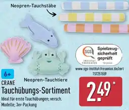 Aldi Nord CRANE Tauchübungs-Sortiment Angebot
