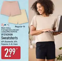 Aldi Nord UP2FASHION Sweatshorts Angebot