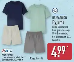 Aldi Nord UP2FASHION Pyjama Angebot