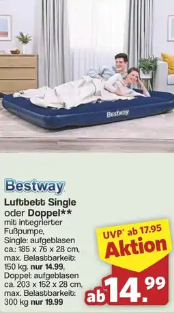 Famila Nord West Bestway Luftbett Single oder Doppel Angebot