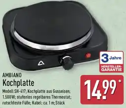 Aldi Nord AMBIANO Kochplatte Angebot