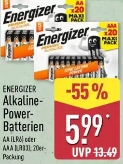 Aldi Nord ENERGIZER Alkaline Power Batterien Angebot
