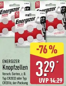 Aldi Nord ENERGIZER Knopfzellen Angebot
