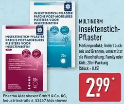 Aldi Nord MULTINORM Insektenstich Pflaster Angebot