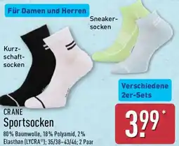 Aldi Nord CRANE Sportsocken Angebot