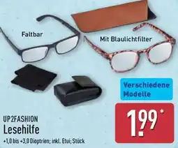 Aldi Nord UP2FASHION Lesehilfe Angebot