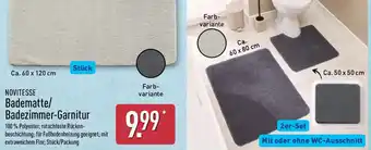 NOVITESSE Badematte/ Badezimmer-Garnitur