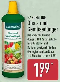 Aldi Nord GARDENLINE Obst- und Gemüsedünger Angebot