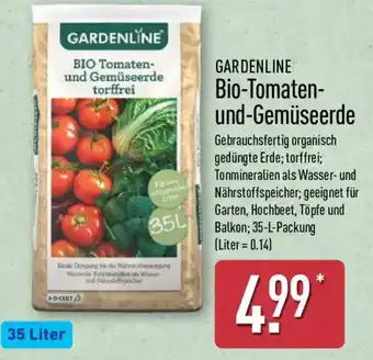 GARDENLINE Bio-Tomaten und-Gemüseerde