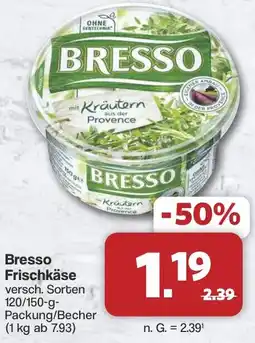 Famila Nord West Bresso Frischkäse Angebot