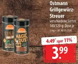Famila Nord Ost Ostmann Grillgewürz Streuer Angebot