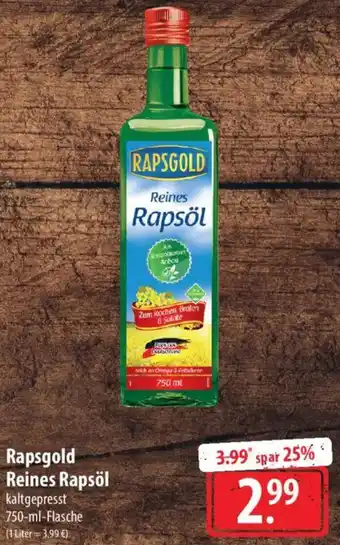 Rapsgold Reines Rapsöl