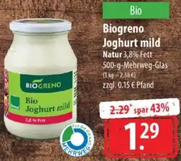 Famila Nord Ost Biogreno Joghurt mild Angebot