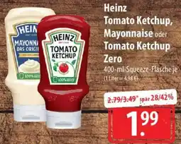 Famila Nord Ost Heinz Tomato Ketchup, Mayonnaise oder Tomato Ketchup Zero Angebot