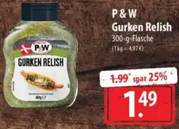 Famila Nord Ost P&W Gurken Relish Angebot