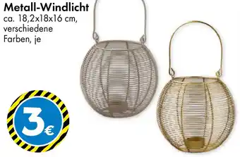 TEDi Metall-Windlicht Angebot