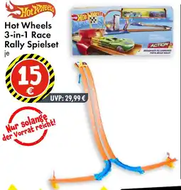 TEDi Hot Wheels 3-in-1 Race Rally Spielset Angebot