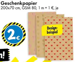 TEDi Geschenkpapier Angebot