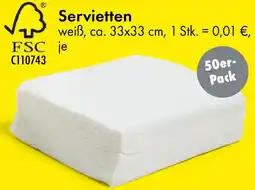 TEDi Servietten Angebot