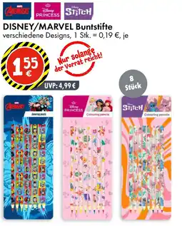 TEDi DISNEY/MARVEL Buntstifte Angebot