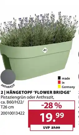 Dehner Hängetopf 'flower bridge' Angebot