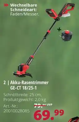 Dehner Einhell Akku-Rasentrimmer GE-CT 18/25-1 Angebot