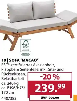 Dehner Sofa 'macao' Angebot