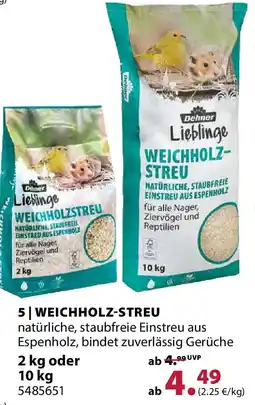 Dehner Dehner Lieblinge Weichholz-streu Angebot