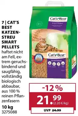 Dehner Cat's best katzenstreu smart pellets Angebot
