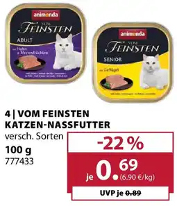 Dehner Animonda vom feinsten katzen-nassfutter Angebot