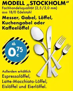 TEDi Messer, Gabel, Löffel, Kuchengabel oder Kaffeelöffel Angebot