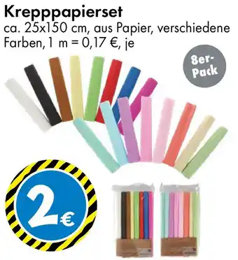 TEDi Krepppapierset Angebot