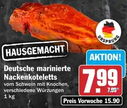 HIT Deutsche marinierte Nackenkoteletts Angebot