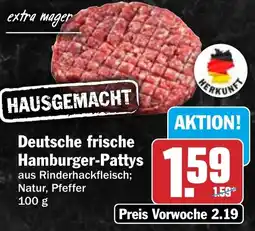 HIT Deutsche frische Hamburger-Pattys Angebot