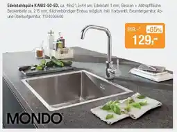 Opti Wohnwelt MONDO Edelstahlspüle KANIS-50-ED Angebot