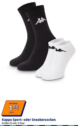 Action Kappa Sport- oder Sneakersocken Angebot