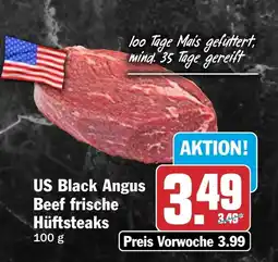 HIT US Black Angus Beef frische Hüftsteaks Angebot
